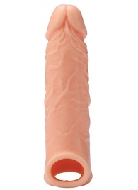 Телесная насадка EXTENDER WITH BALL STRAP 6.5 - 17 см. - Dream Toys - в Орле купить с доставкой