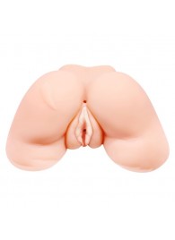 Телесная вибровагина Julie с 2 рабочими отверстиями - Baile - в Орле купить с доставкой