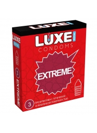 Текстурированные презервативы LUXE Royal Extreme - 3 шт. - Luxe - купить с доставкой в Орле