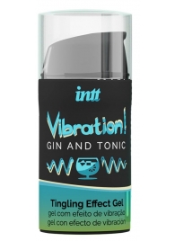 Жидкий интимный гель с эффектом вибрации Vibration! Gin   Tonic - 15 мл. - INTT - купить с доставкой в Орле