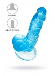 Голубой реалистичный фаллоимитатор Indy - 15,8 см. - A-toys купить с доставкой в интернет-магазине Orgasmix в Орле Голубой реалистичный фаллоимитатор Indy - 15,8 см. - A-toys