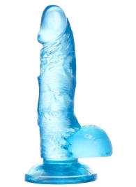 Голубой реалистичный фаллоимитатор Indy - 15,8 см. - A-toys купить с доставкой в интернет-магазине Orgasmix в Орле Голубой реалистичный фаллоимитатор Indy - 15,8 см. - A-toys