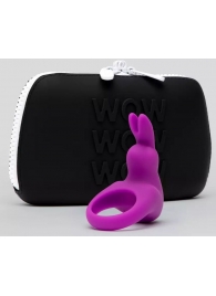 Фиолетовое эрекционное виброкольцо Happy Rabbit Cock Ring Kit - Happy Rabbit - в Орле купить с доставкой