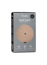 Пеньковая веревка для связывания Hemp Rope - 5 м. - Easy toys - купить с доставкой в Орле