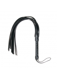 Черный флоггер Flogger Whip - 46 см. - Easy toys - купить с доставкой в Орле