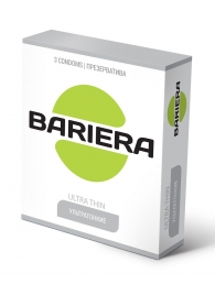 Ультратонкие презервативы Bariera Ultra Thin - 3 шт. - Bariera - купить с доставкой в Орле