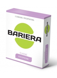 Классические презервативы Bariera Classic - 3 шт. - Bariera - купить с доставкой в Орле