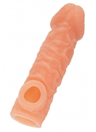 Телесная закрытая насадка с шершавой головкой Cock Sleeve Size S - 13,8 см. - KOKOS - в Орле купить с доставкой Телесная закрытая насадка с шершавой головкой Cock Sleeve Size S - 13,8 см. - KOKOS - в Орле купить с доставкой