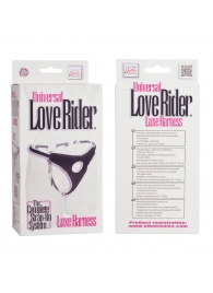 Трусы для страпона с универсальным креплением Universal Love Rider Luxe Harness - California Exotic Novelties - купить с доставкой в Орле