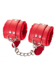 Красные наручники Anonymo из искусственной кожи - ToyFa - купить с доставкой в Орле Красные наручники Anonymo из искусственной кожи - ToyFa - купить с доставкой в Орле