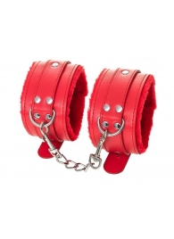 Красные оковы Anonymo из искусственной кожи - ToyFa - купить с доставкой в Орле Красные оковы Anonymo из искусственной кожи - ToyFa - купить с доставкой в Орле