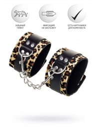 Оковы Anonymo с анималистическим принтом - ToyFa - купить с доставкой в Орле Оковы Anonymo с анималистическим принтом - ToyFa - купить с доставкой в Орле