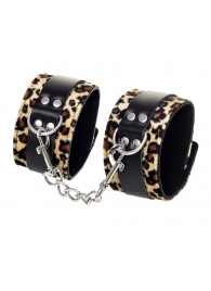 Оковы Anonymo с анималистическим принтом - ToyFa - купить с доставкой в Орле Оковы Anonymo с анималистическим принтом - ToyFa - купить с доставкой в Орле