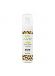 Разогревающее массажное масло с ароматом пина колада Gourmet Pina Colada - 50 мл. - Exsens - купить с доставкой в Орле
