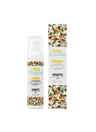 Разогревающее массажное масло с ароматом пина колада Gourmet Pina Colada - 50 мл. - Exsens - купить с доставкой в Орле