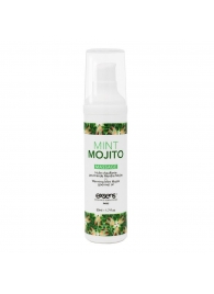 Разогревающее массажное масло с ароматом мохито Gourmet Mint Mojito - 50 мл. - Exsens - купить с доставкой в Орле