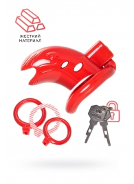 Красный мужской пояс верности из пластика - ToyFa - купить с доставкой в Орле