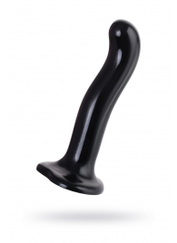 Черный стимулятор для пар P G-Spot Dildo Size M - 18 см. - Strap-on-me - в Орле купить с доставкой