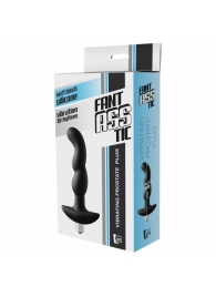 Черная вибропробка для простаты FantASStic Vibrating Prostate Plug - 14,5 см. - Dream Toys - в Орле купить с доставкой