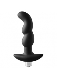 Черная вибропробка для простаты FantASStic Vibrating Prostate Plug - 14,5 см. - Dream Toys - в Орле купить с доставкой