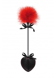Стек с пуховкой Sweet Caress Feather Whip - 44 см. - Sweet Caress - купить с доставкой в Орле
