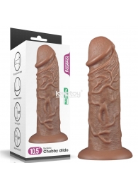 Коричневый фаллоимитатор Cubby dildo - 26,6 см. - Lovetoy в Орле Коричневый фаллоимитатор Cubby dildo - 26,6 см. - Lovetoy