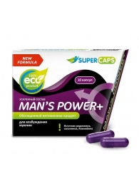 Возбуждающее средство для мужчин Mans Power plus - 10 капсул (0,35 гр.) +1 в подарок - SuperCaps - купить с доставкой в Орле