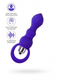 Фиолетовая анальная вибровтулка Curvy - 14 см. - ToyFa в Орле Фиолетовая анальная вибровтулка Curvy - 14 см. - ToyFa