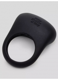 Черное эрекционное виброкольцо Sensation Rechargeable Vibrating Love Ring - Fifty Shades of Grey - в Орле купить с доставкой