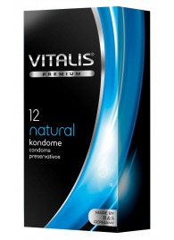 Классические презервативы VITALIS PREMIUM natural - 12 шт. - Vitalis - купить с доставкой в Орле
