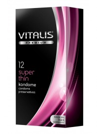 Ультратонкие презервативы VITALIS PREMIUM super thin - 12 шт. - Vitalis - купить с доставкой в Орле