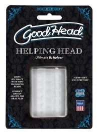 Прозрачный мастурбатор HELPING HEAD - Doc Johnson - в Орле купить с доставкой Прозрачный мастурбатор HELPING HEAD - Doc Johnson - в Орле купить с доставкой