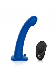 Синяя насадка Remote Control P-Spot G-Spot с черными трусиками - 20 см. - Pegasus - купить с доставкой в Орле