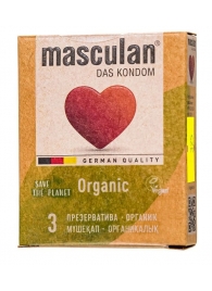 Экологически чистые презервативы Masculan Organic - 3 шт. - Masculan - купить с доставкой в Орле