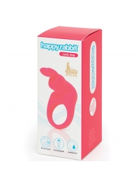 Розовое эрекционное виброкольцо Happy Rabbit Rechargeable Rabbit Cock Ring - Happy Rabbit - в Орле купить с доставкой