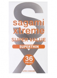 Ультратонкие презервативы Sagami Xtreme Superthin - 36 шт. - Sagami - купить с доставкой в Орле