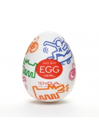 Мастурбатор-яйцо Keith Haring EGG STREET - Tenga - в Орле купить с доставкой