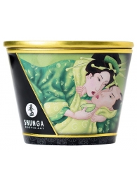 Массажная свеча Exotic Green Tea с ароматом зелёного чая - 170 мл. - Shunga - купить с доставкой в Орле