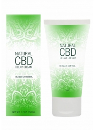 Крем-пролонгатор Natural CBD Delay Cream - 50 мл. - Shots Media BV - купить с доставкой в Орле