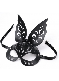 Черная ажурная маска  Зайка  с ушками - Crazy Handmade - купить с доставкой в Орле