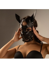 Черная маска  Собака  с ушками - Crazy Handmade - купить с доставкой в Орле