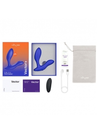 Синий анальный вибратор We-Vibe Vector+ - We-vibe - в Орле купить с доставкой