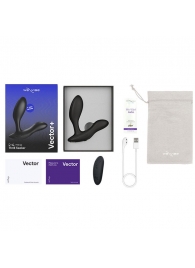 Черный анальный вибратор We-Vibe Vector+ - We-vibe - в Орле купить с доставкой Черный анальный вибратор We-Vibe Vector+ - We-vibe - в Орле купить с доставкой