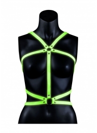 Портупея Body Harness с неоновым эффектом - размер L-XL - Shots Media BV - купить с доставкой в Орле