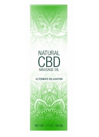 Массажное масло Natural CBD Massage Oil - 50 мл. - Shots Media BV - купить с доставкой в Орле