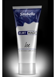 Силиконовая гель-смазка FLIRT MAGIC Ice с лёгким пролонгирующим эффектом - 75 мл. - Sitabella - купить с доставкой в Орле