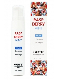 Возбуждающий гель Raspberry Mint с ароматом малины и мяты - 15 мл. - Exsens - купить с доставкой в Орле