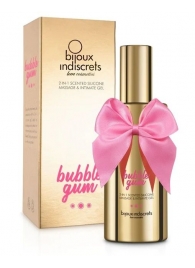 Гель с ароматом жвачки Bubblegum 2-in-1 Scented Silicone Massage And Intimate Gel - 100 мл. - Bijoux Indiscrets - купить с доставкой в Орле