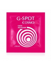 Стимулирующий интимный крем для женщин Cosmo G-spot - 2 гр. - Биоритм - купить с доставкой в Орле