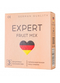 Ароматизированные презервативы EXPERT Fruit Mix - 3 шт. - Expert - купить с доставкой в Орле